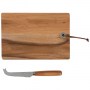 Deska i nóż do serów - upominki do kuchni