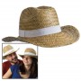 Słomiany kapelusz Summerside z nadrukiem