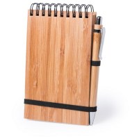Bambusowy notatnik A6 - notatniki reklamowe