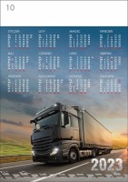 Kalendarze planszowe B2 - transport